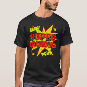 Super Grandma Funny Super Power Grandmother Family T-Shirt