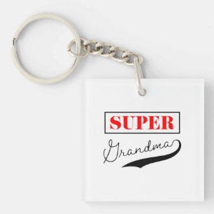 Super Grandma Keychain