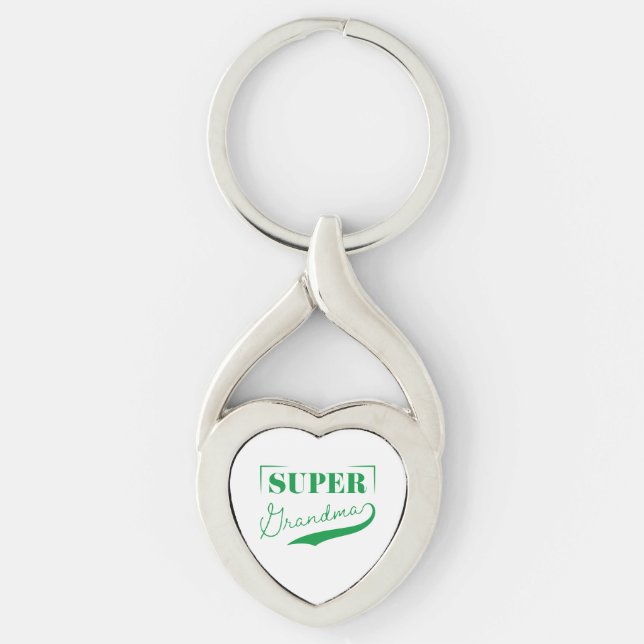 Super Grandma Keychain (Front)