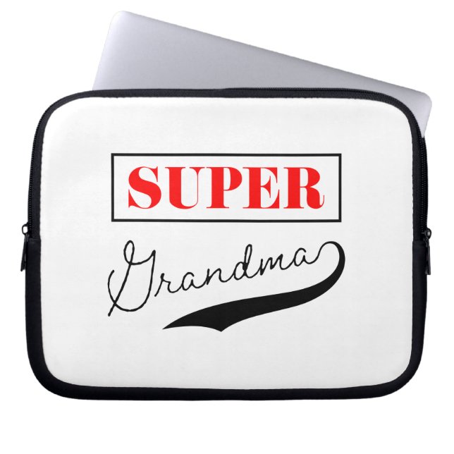 Super Grandma Laptop Sleeve (Front)