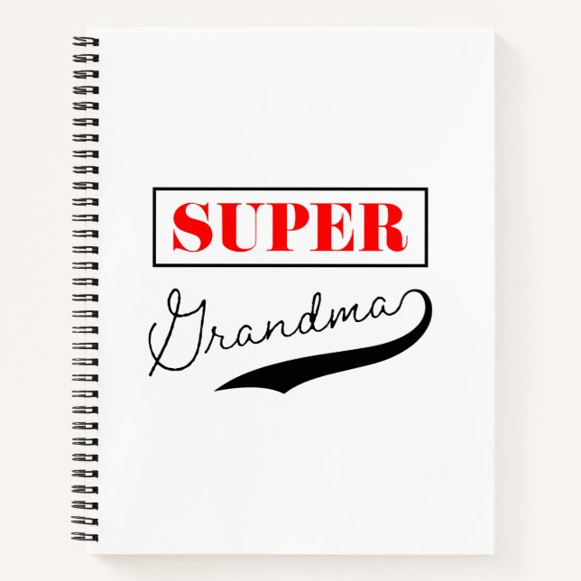 Super Grandma Notebook (Front)