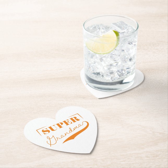 Super Grandma Paper Coaster (Insitu)