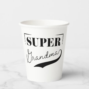 Super Grandma Paper Cups