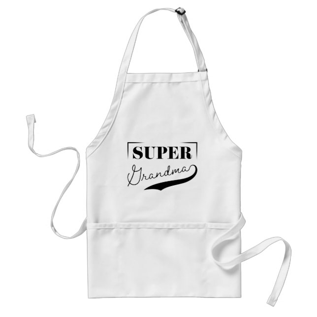 Super Grandma Standard Apron (Front)