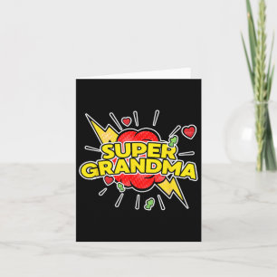 Super Grandma Superhero - Grandma Mother's Day Card