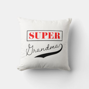 Super Grandma Throw Pillow
