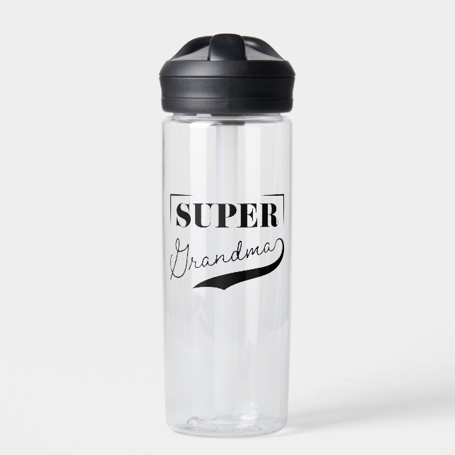 Super Grandma Water Bottle (Front)