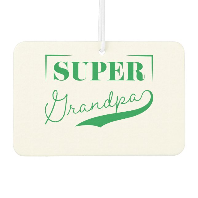 Super Grandpa Air Freshener (Front)