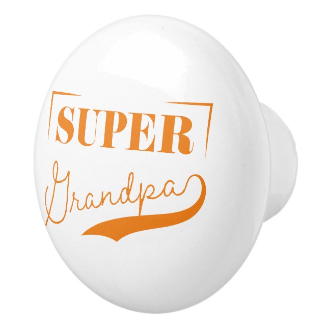 Super Grandpa Ceramic Knob (Right)