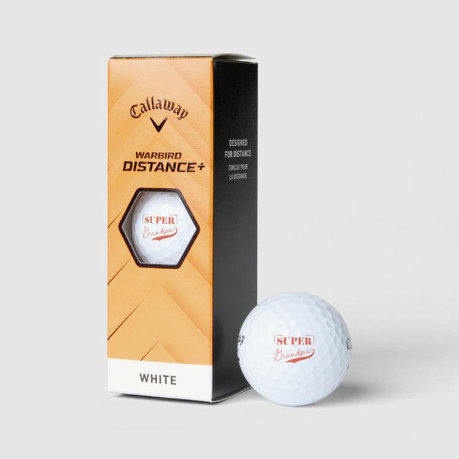 Super Grandpa Golf Balls (Packaging)