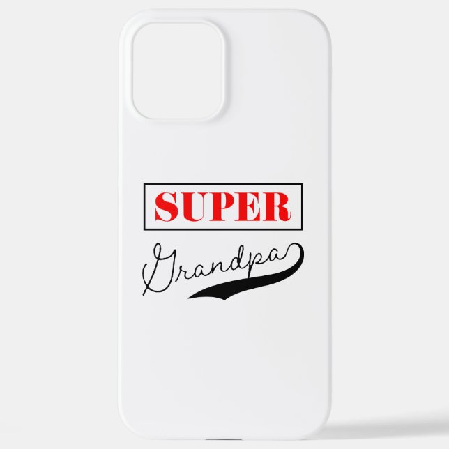 Super Grandpa iPhone Case (Back)