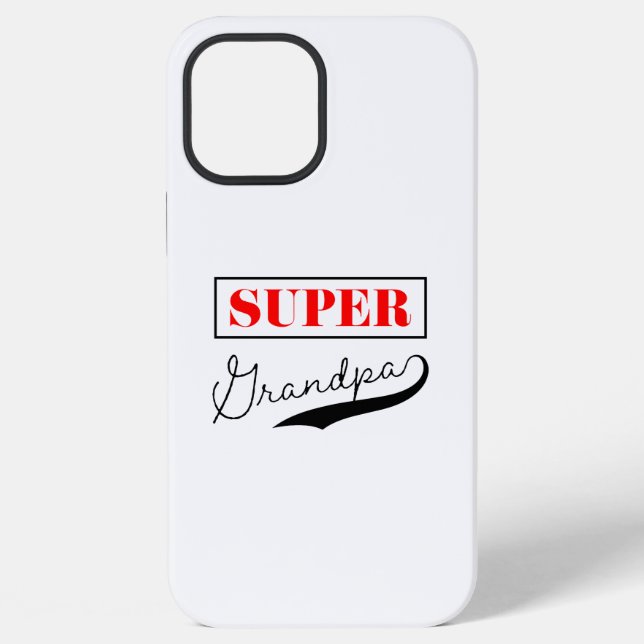 Super Grandpa iPhone Case (Back)