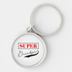 Super Grandpa Keychain