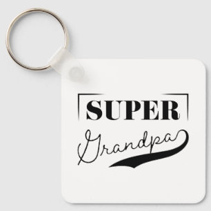 Super Grandpa Keychain
