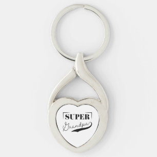 Super Grandpa Keychain