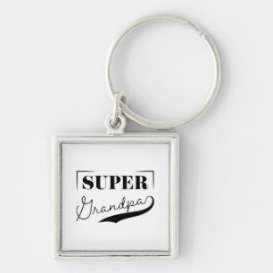 Super Grandpa Keychain