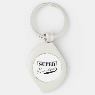 Super Grandpa Keychain