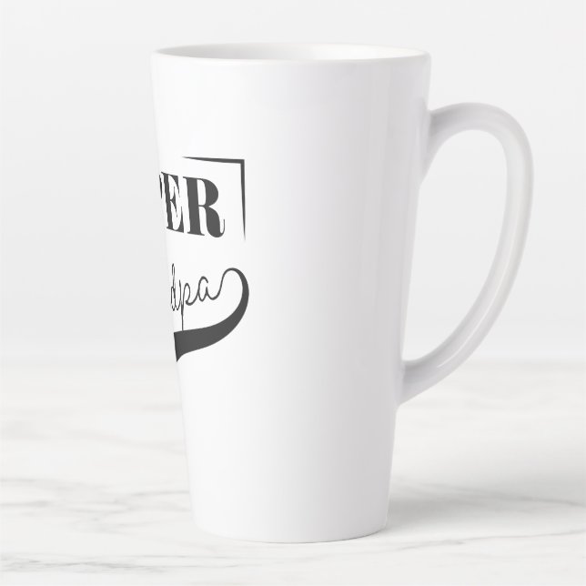 Super Grandpa Latte Mug (Right)