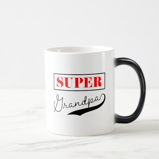 Super Grandpa Magic Mug (Right)