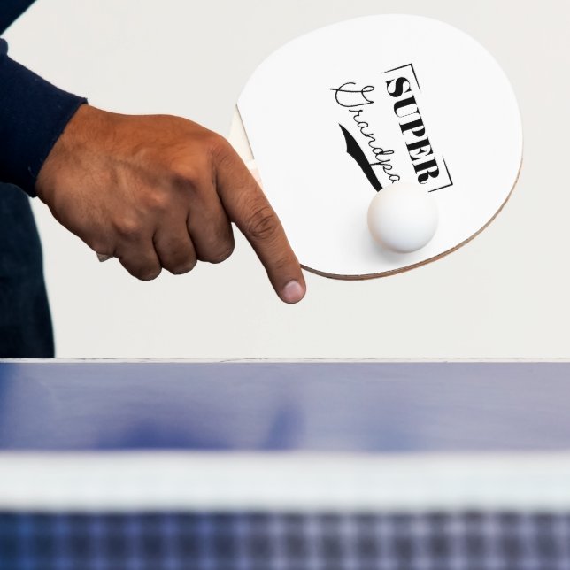 Super Grandpa Ping Pong Paddle (Insitu)