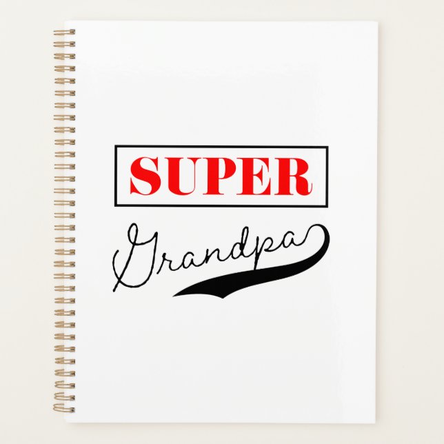 Super Grandpa Planner (Front)