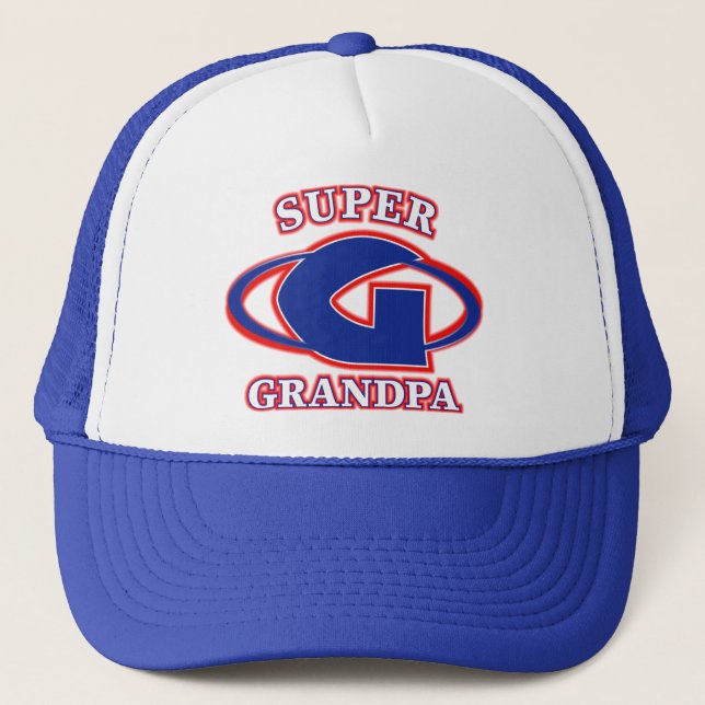 Super Grandpa Trucker Hat (Front)