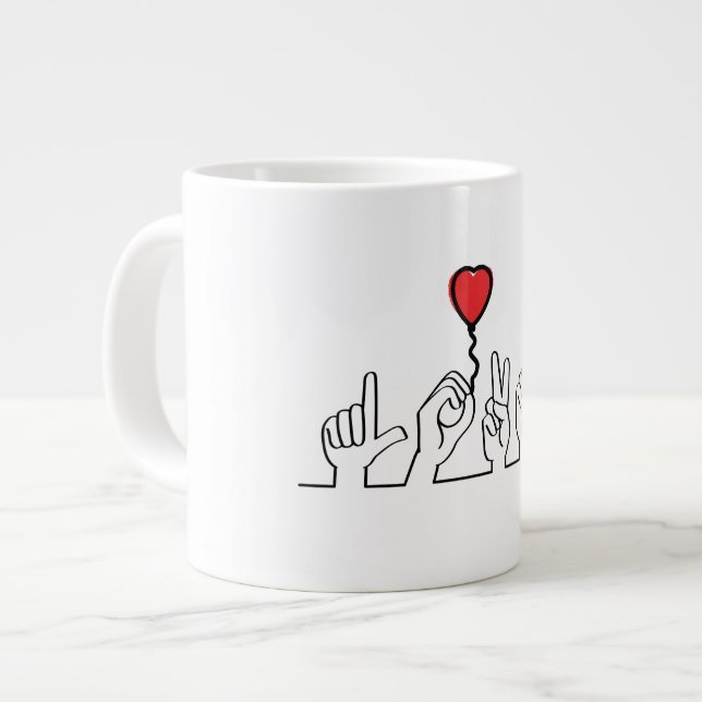Super Great Mok Large Coffee Mug (Front Left)