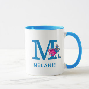 Super Grover Add Your Name & Monogram M Mug