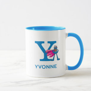 Super Grover Add Your Name & Monogram Y Mug