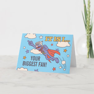 Super Grover Biggest Fan Father's Day Holiday Card
