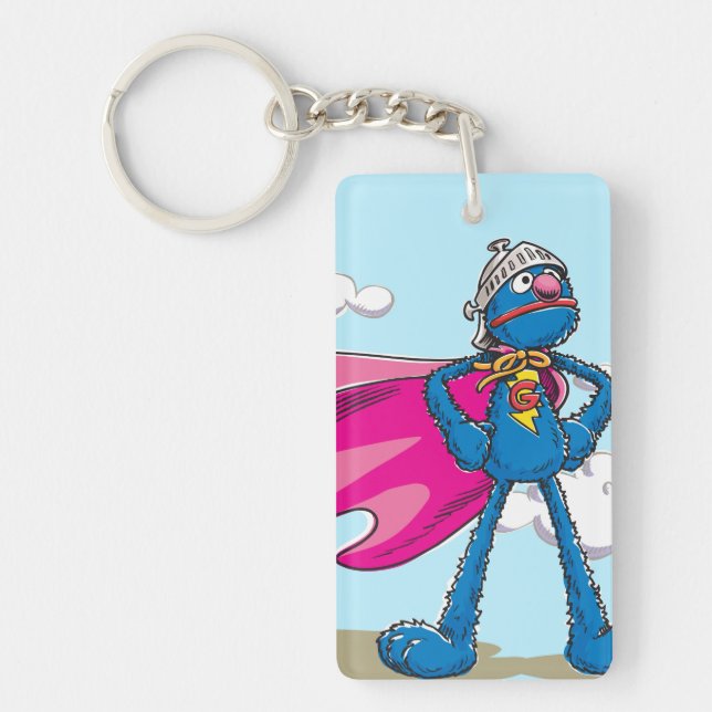 Super Grover Keychain (Front)