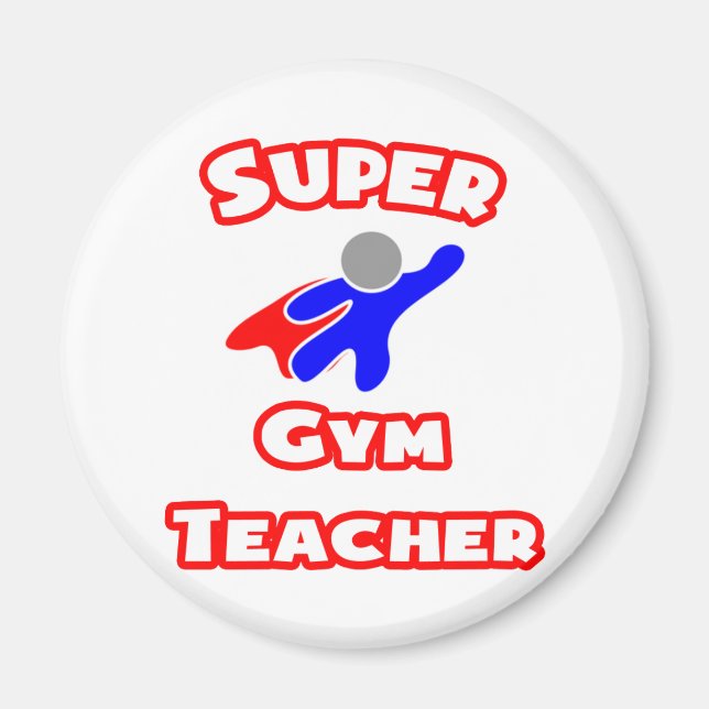 Super Gym Teacher Magnet (Front)