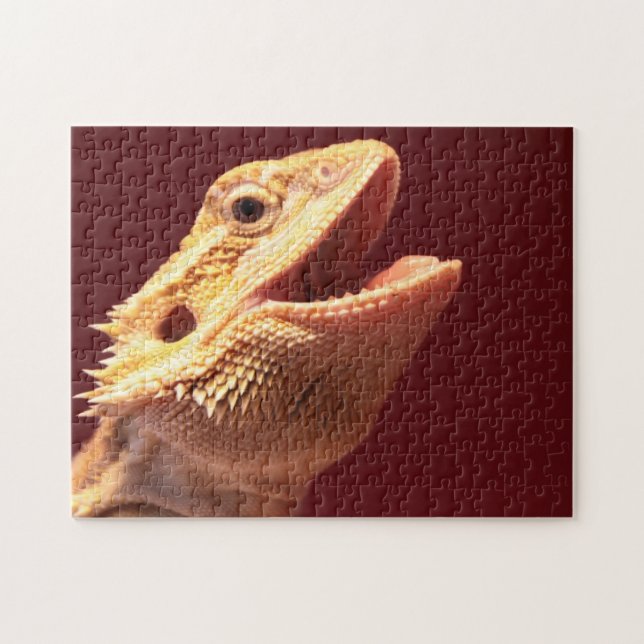 Super Happy Bearded Dragon Jigsaw Puzzle (Horizontal)