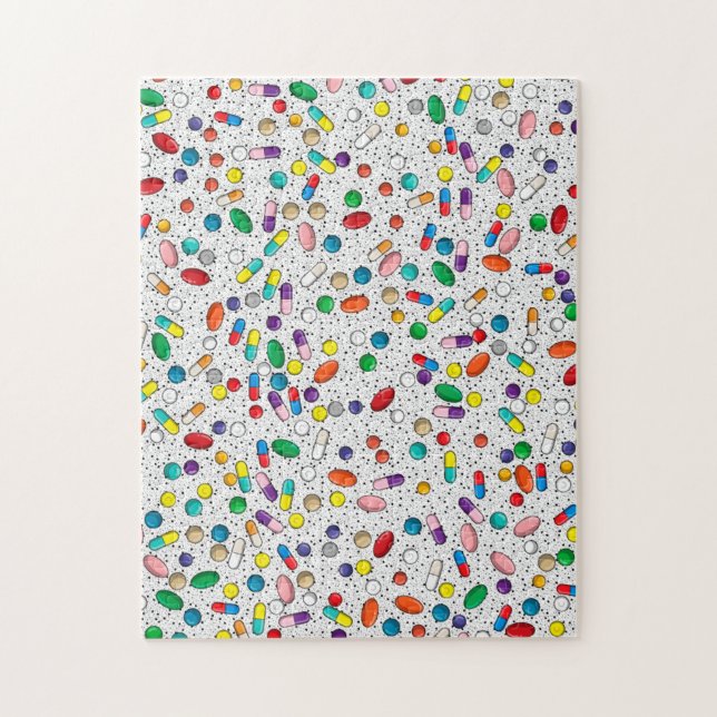 Super Hard Medication Nurse Pharmacy Doctor Pill Jigsaw Puzzle (Vertical)