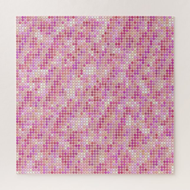 Super Hard Pink Dots Jigsaw Puzzle (Vertical)