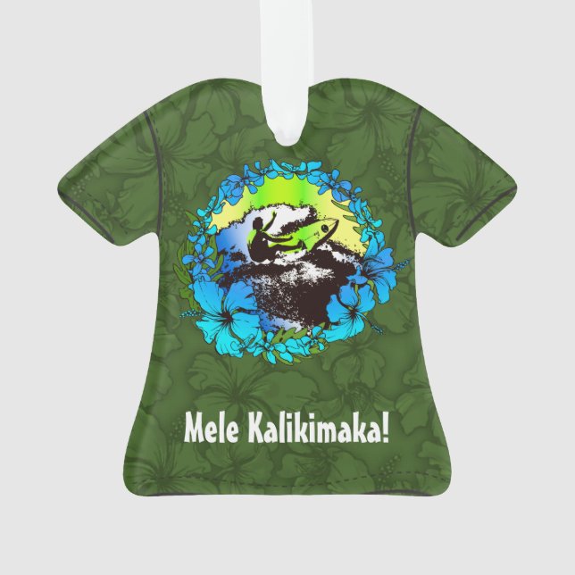 Super Hawaiian Surfer 1960 Retro Aloha Shirt (dos)