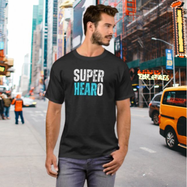 Super Hearo - Deaf / Cochlear Implant Awareness T-Shirt (Creator Uploaded)