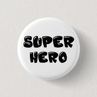 Super hero 1 inch round button