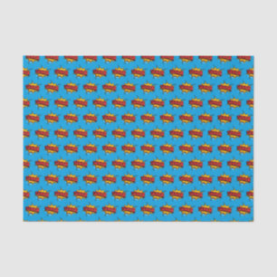 Super Hero Blue Senior Tissue Paper