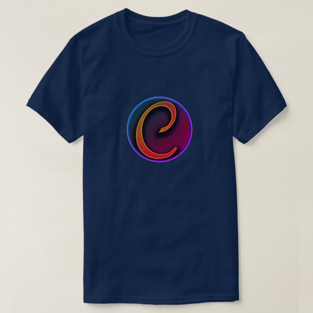 Super Hero "C" Insignia T-Shirt (Design Front)