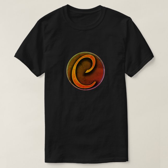 Super Hero "C" Insignia T-Shirt (Design Front)