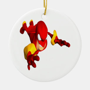 Super Hero Ceramic Ornament