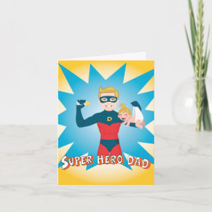 Super Hero Dad Card