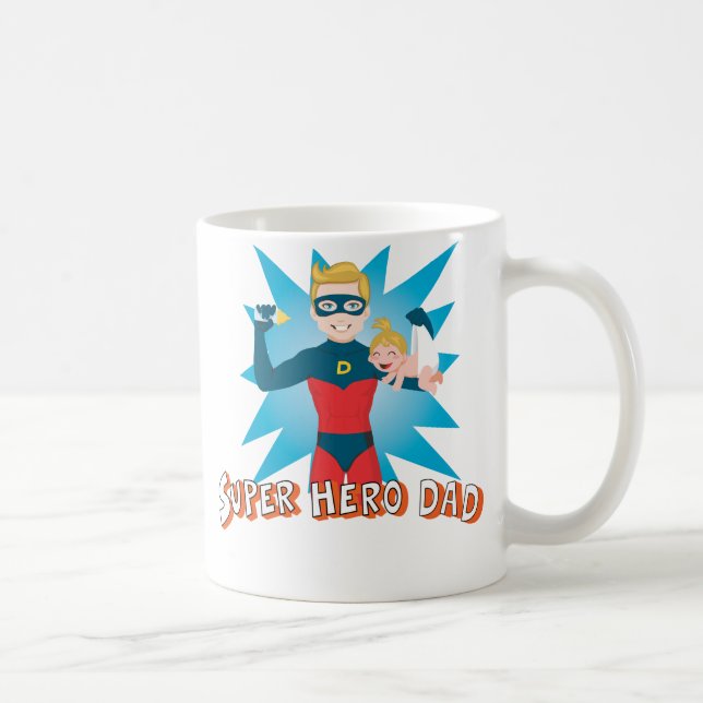 Super Hero Dad Coffee Mug (Right)