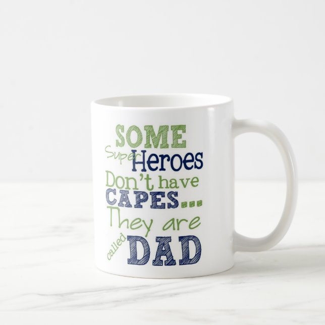 Super Hero Dad Mug (Right)