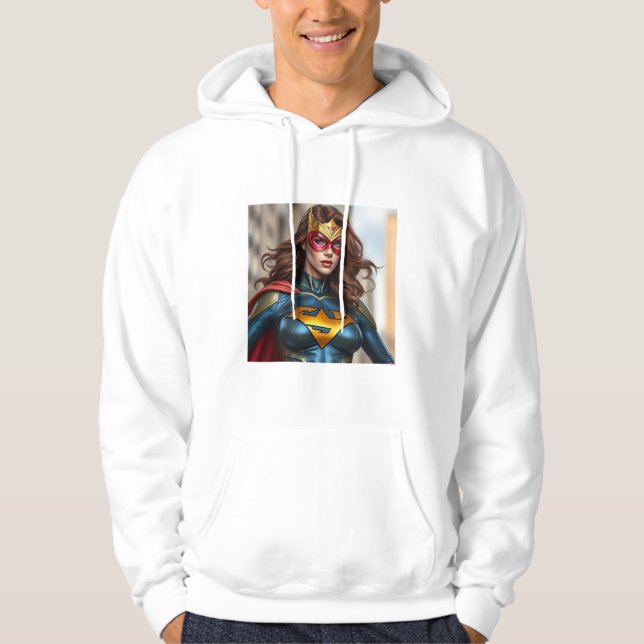 SUPER HERO LADY  HOODIE (Front)