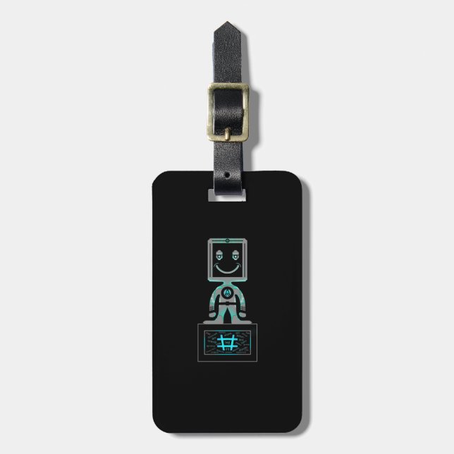 #Super Hero Luggage Tag (Front Vertical)