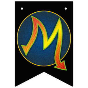 Super Hero "Merry Christmas" Bunting Flags