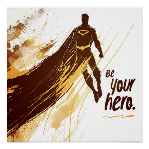 Super Hero Minimalist Poster