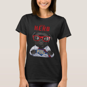 Super hero pug t-shirt Classic T-Shirt 115